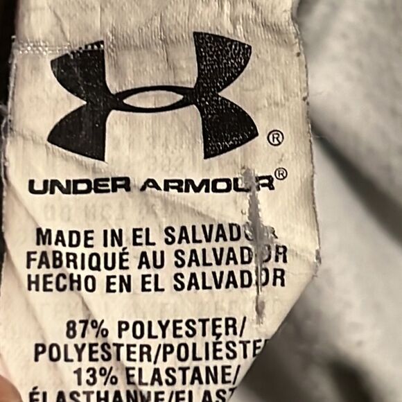 Under Armour ColdGear Grey Neon Green Fitted Bottoms Youth Size Base Layer YXL - Picture 9 of 9